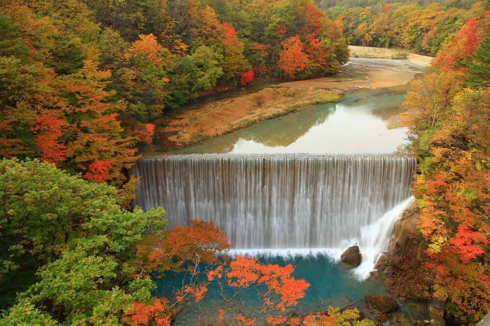 松川渓谷 岩手県